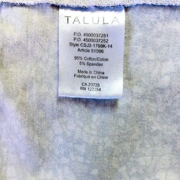 TALULA Floral Lace Print Bustier/Crop Top - Picture 6 of 7